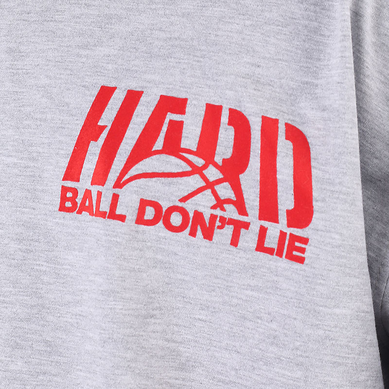 мужская серая футболка Hard Ball Don`t Lie Tee Ball Don't Lie-серая кр - цена, описание, фото 2